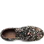 Pantofi casual dama, Glemis, piele naturala - Model: AN-1240-K, Culoare: Negru floral, Marime: 38 (24.7 cm)