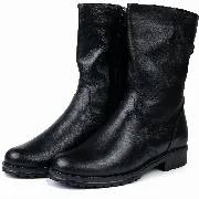 Cizme dama calpod lat, Glemis, piele naturala - Cod: AS-1920, Culoare: Negru Box, Marime: 38 (25.4 cm)