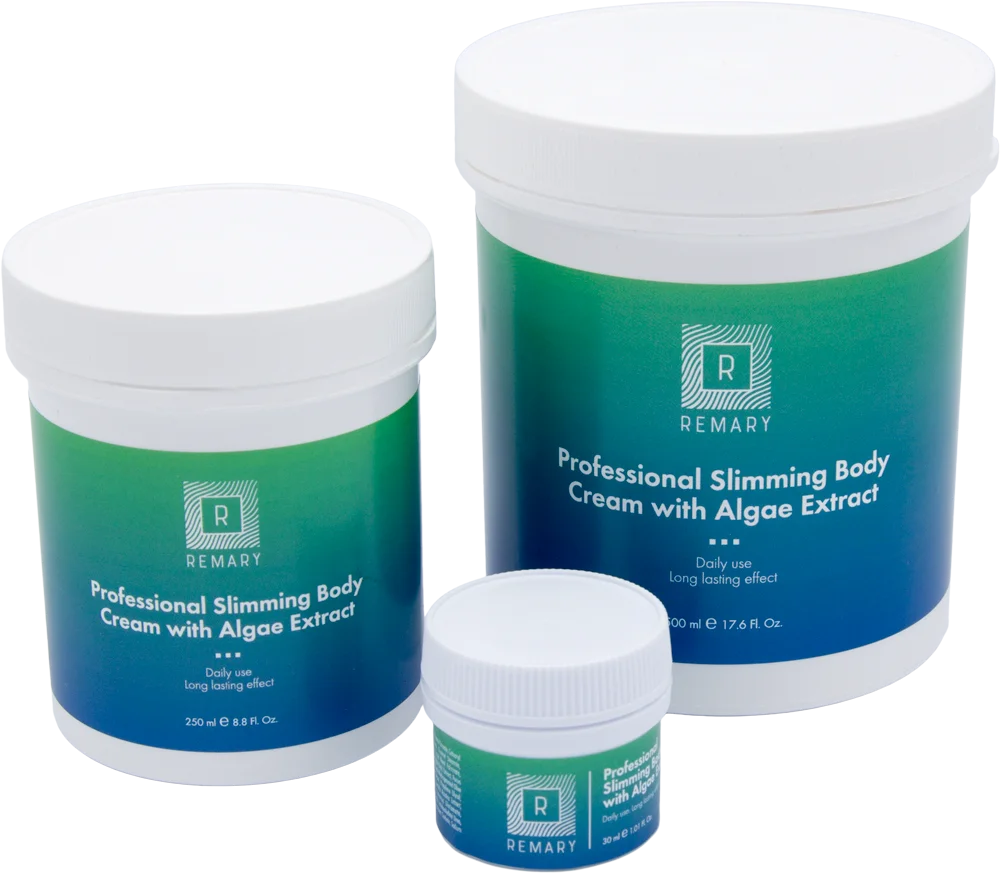 Crema profesionala pentru slabit cu alge - Professional Slimming Body Cream with Algae Extract - Remary - 250 ml