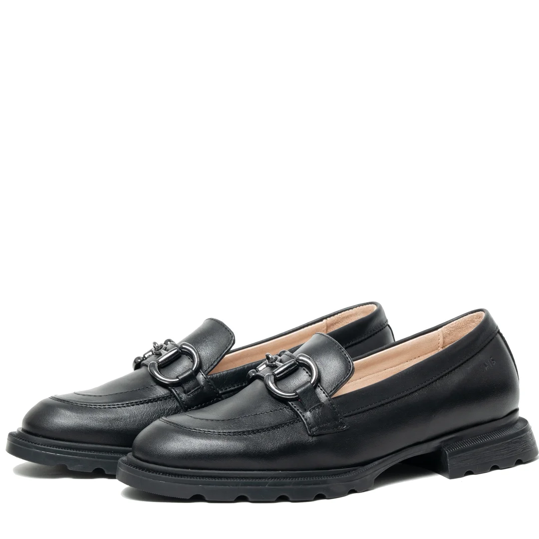 Mocasini dama, Glemis, piele naturala - Cod: 650, Culoare: Negru, Marime: 38