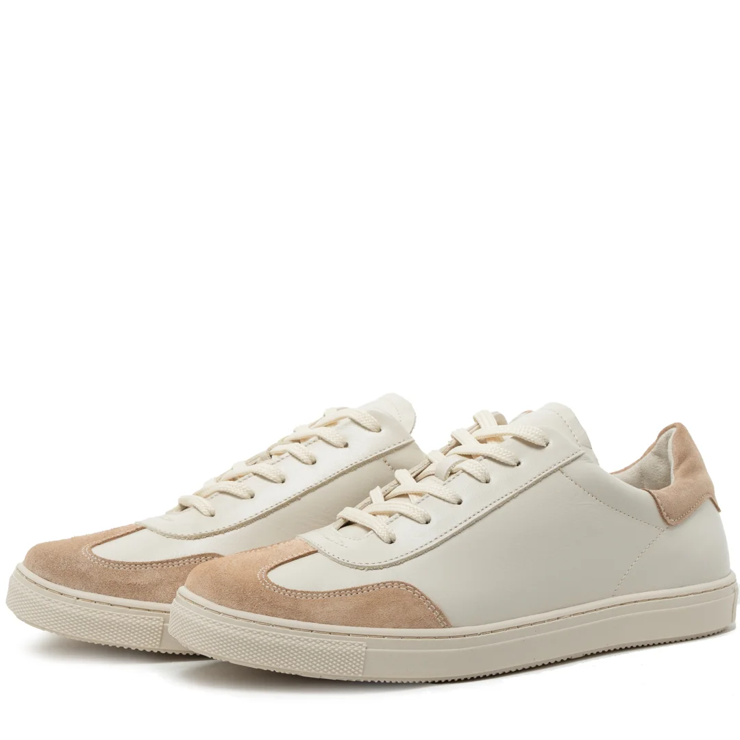 Pantofi casual dama, Glemis, piele naturala - Model: PS-vero-1130, Culoare: Bej Box Velur, Marime: 38 (24.9 cm)