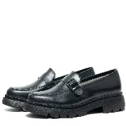 Pantofi casual dama, Glemis, piele naturala - Model: PS-ionela-1150, Culoare: Negru Box, Marime: 38 (25 cm)