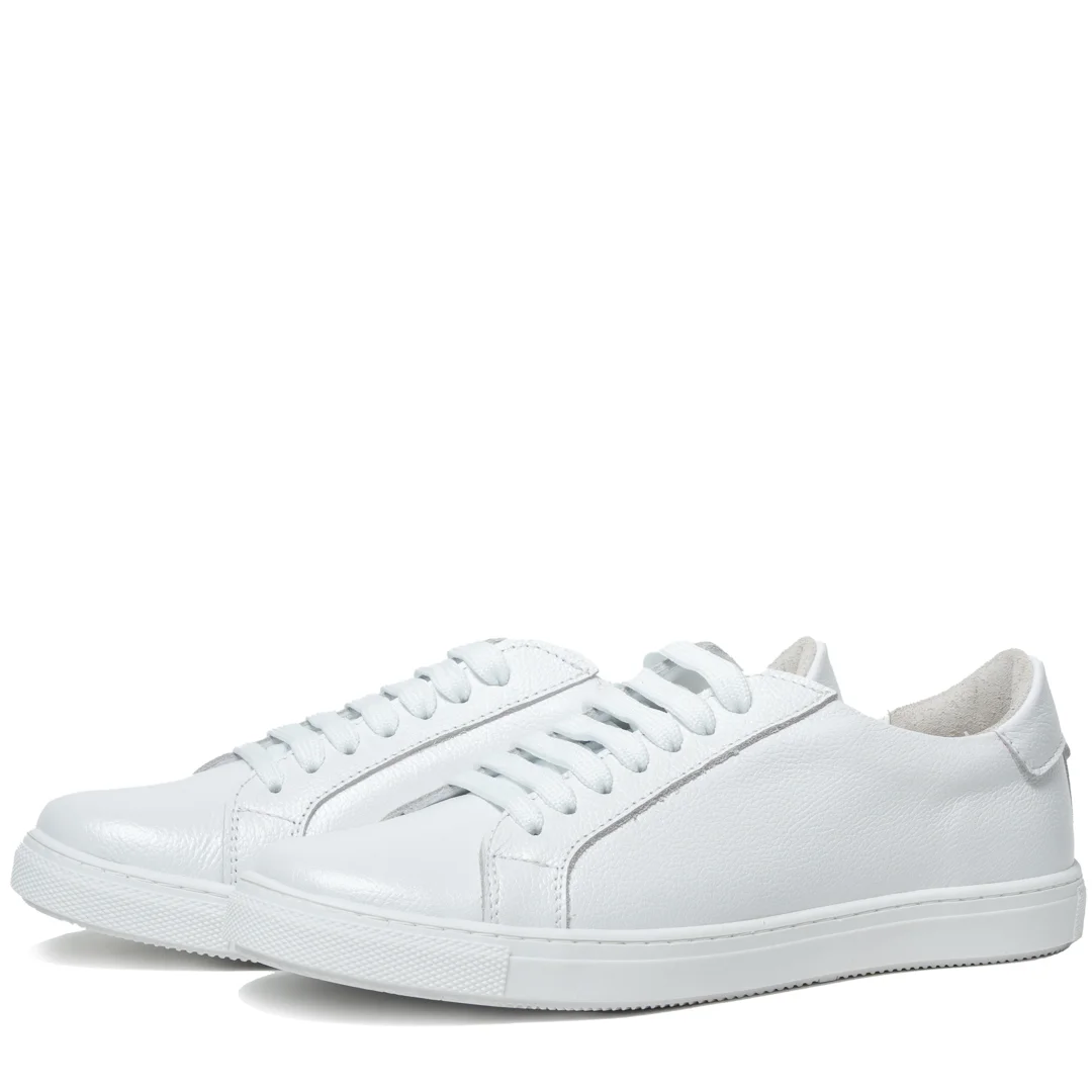 Pantofi casual dama, Glemis, piele naturala - Model: PS-vero-525, Culoare: Alb Sidef, Marime: 38 (24.9 cm)