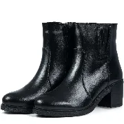 Ghete dama clasic, Glemis, piele naturala - Cod: PS-sila-690, Culoare: Negru Box, Marime: 36 (22.8 cm)