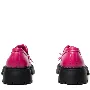 Mocasini dama, Glemis, piele naturala - Cod: 655, Culoare: Magenta, Talpa: Neagra, Marime: 38