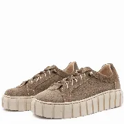 Pantofi dama calapod lat, Glemis, piele naturala - Cod: IB-2515, Culoare: Bej Velur, Marime: 38 (25 cm)