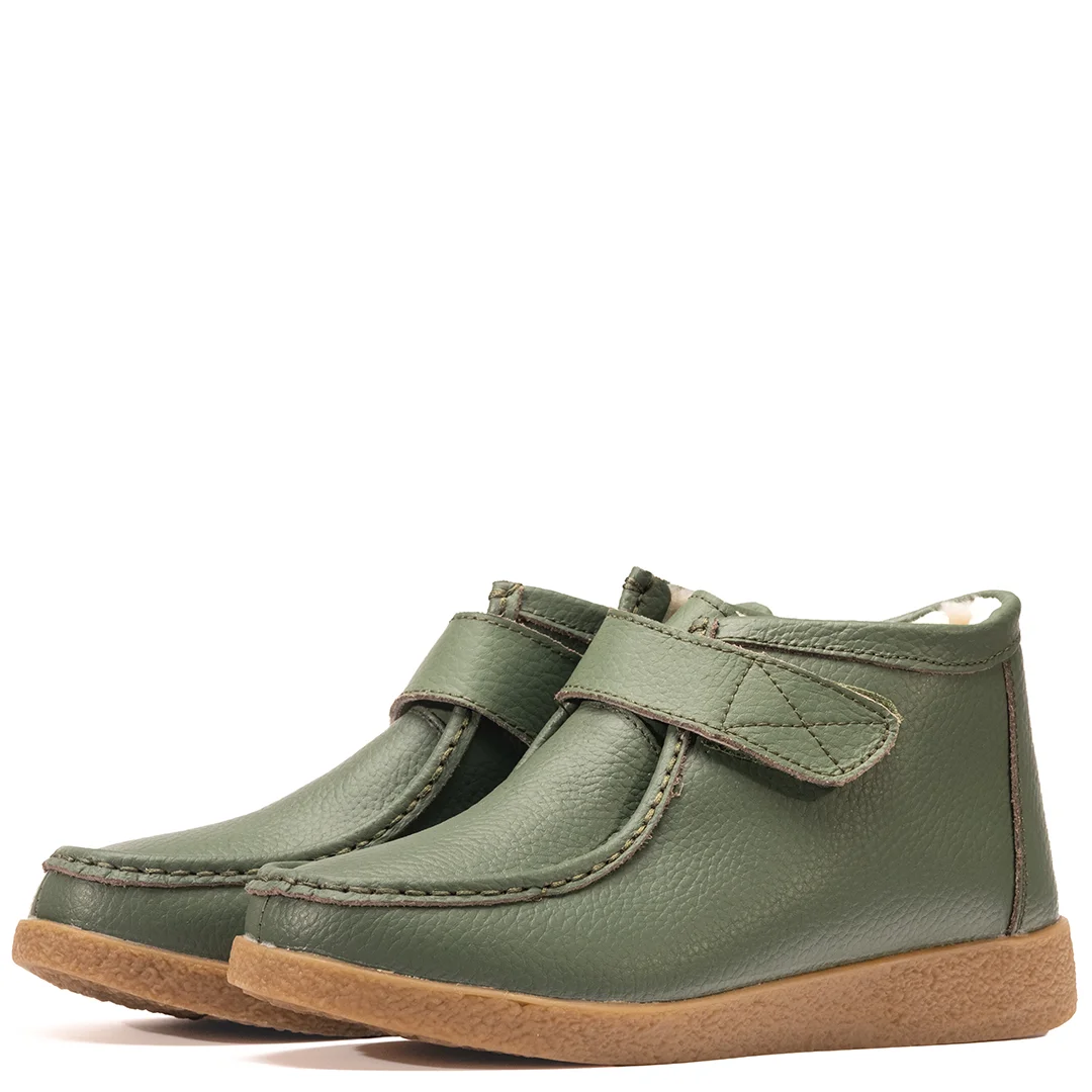 Ghete dama, Voguer, piele naturala - Colectie: Heritage, Culoare: Verde, Marime: 37