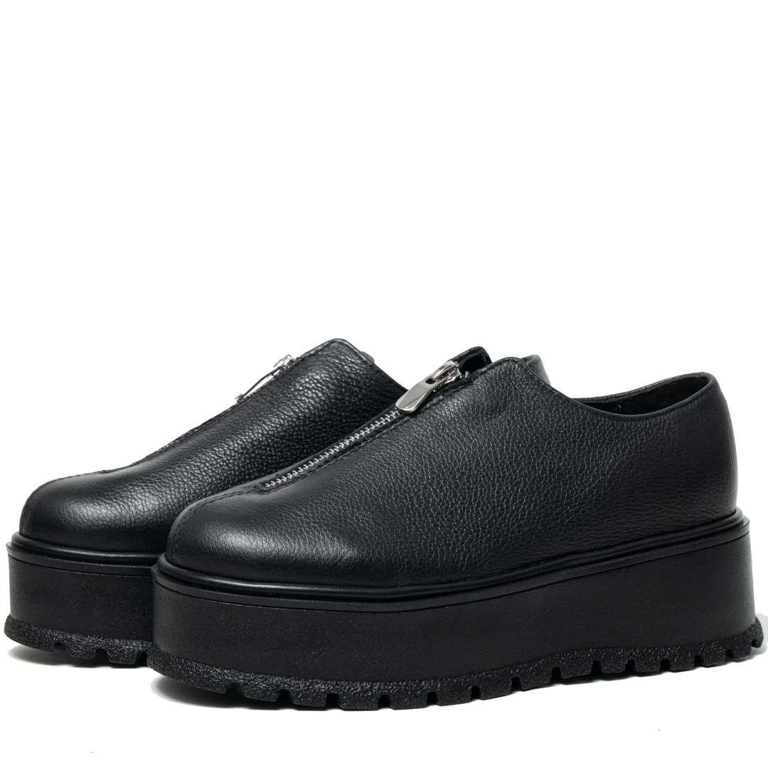 Pantofi casual dama, Glemis, piele naturala - Model: IB-2275, Culoare: Negru, Marime: 38 (24.5 cm)