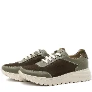 Pantofi casual dama, Glemis, piele naturala - Model: PS-bela-980, Culoare: Kaki Velur, Marime: 38 (24.7 cm)