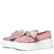 Pantofi casual dama, Glemis, piele naturala intoarsa - Model: IB-2635, Culoare: Roz, Marime: 38 (25 cm)