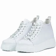 Ghete dama premium, Glemis, piele naturala - Cod: PS-asti-1135, Culoare: Alb Box, Marime: 39 (25.7 cm)