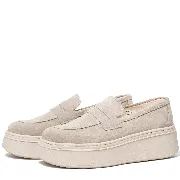 Pantofi casual dama, Glemis, piele naturala intoarsa - Model: IB-2630, Culoare: Bej, Marime: 38 (25 cm)