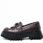 Mocasini dama, Glemis, piele naturala - Model: IB-2610, Culoare: Bordo, Marime: 38 (25 cm)