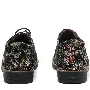 Pantofi casual dama, Glemis, piele naturala - Model: AN-1240-K, Culoare: Negru floral, Marime: 38 (24.7 cm)