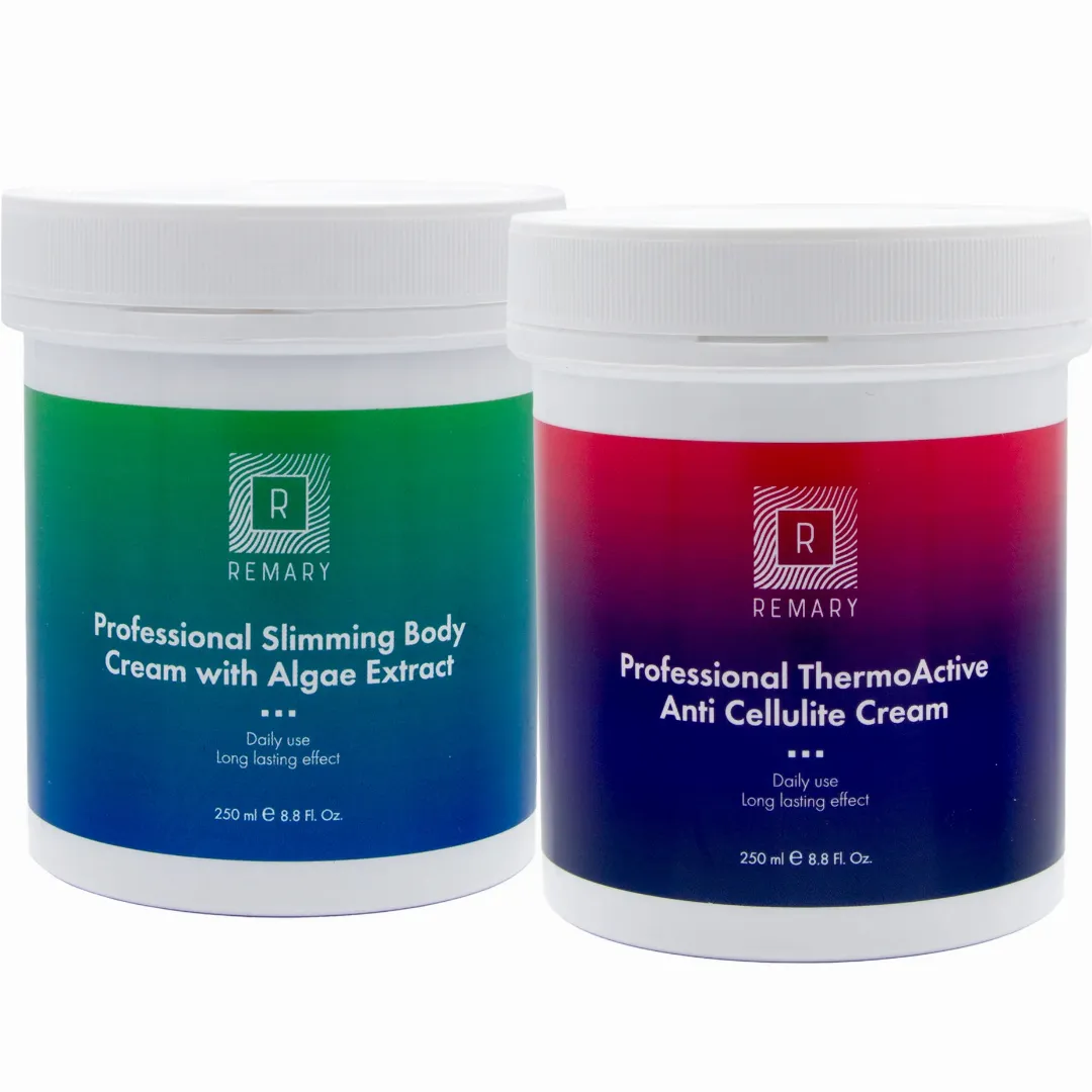 Kit profesional mic anti celulita, slabire si anti vergeturi - Sets - Remary - 2 produse