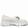 Mocasini dama, Glemis, piele naturala - Cod: 660, Culoare: Alb natur, Marime: 39