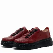 Pantofi dama premium, Glemis, piele naturala - Cod: PS-asti-1065, Culoare: Visiniu Box, Marime: 38 (24.9 cm)