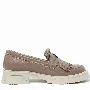 Mocasini dama, Glemis, piele naturala - Model: PS-cloe-1155, Culoare: Taupe Bizon, Marime: 38 (24.8 cm)