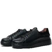 Pantofi casual dama, Glemis, piele naturala - Model: PS-ravena-790, Culoare: Negru Box Velur, Marime: 38 (24.1 cm)