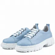 Pantofi casual dama, Glemis, piele naturala - Cod: 665, Culoare: Albastru, Marime: 36