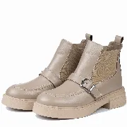 Ghete dama, Glemis, piele naturala - Cod: AS-2525-04, Culoare: Taupe Box, Marime: 38 (24.9 cm)