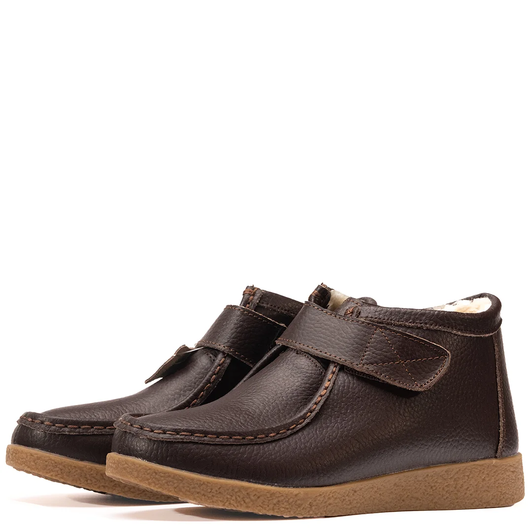 Ghete dama, Voguer, piele naturala - Colectie: Heritage, Culoare: Maro inchis, Marime: 40