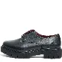 Pantofi casual dama, Glemis, piele naturala - Model: PS-diana-540, Culoare: Negru Box, Marime: 38 (24.7 cm)