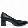 Pantofi dama eleganti, Glemis, piele naturala - Model: Siena, Culoare: Negru box, Marime: 38 (25 cm)