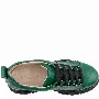 Pantofi dama calapod lat, Glemis, piele naturala - Cod: 665, Culoare: Verde Bizon, Marime: 38 (24.8 cm)