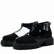 Sandale dama, Glemis, piele naturala - Model: IB-16850, Culoare: Negru, Numar: 38