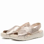 Sandale dama confort, Glemis, piele naturala - Model: Serina, Culoare: Auriu roscat, Marime: 38 (24.5 cm)