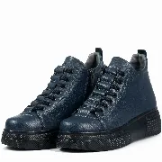 Ghete dama premium, Glemis, piele naturala - Cod: PS-asti-1135, Culoare: Blue Bizon, Marime: 40 (26.4 cm)