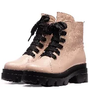 Bocanci dama, Glemis, piele naturala - Cod: PS-995, Culoare: Nude, Marime: 35