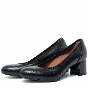 Pantofi dama eleganti, Glemis, piele naturala - Model: Siena, Culoare: Negru box, Marime: 38 (25 cm)