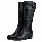 Cizme dama, Glemis, piele naturala - Cod: AS-532, Culoare: Negru Box, Marime: 38 (24.9 cm)