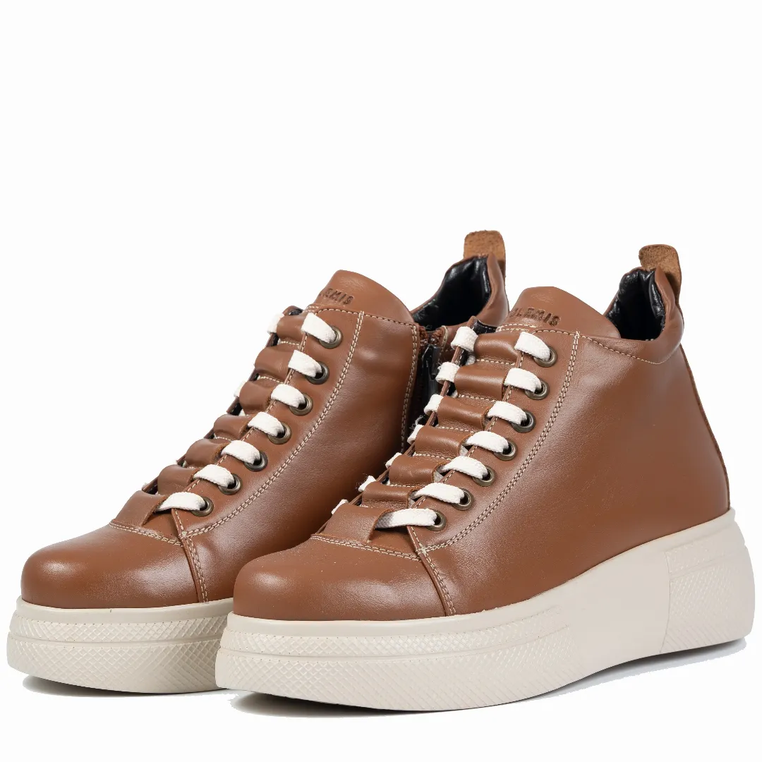 Ghete dama premium, Glemis, piele naturala - Cod: PS-asti-1135, Culoare: Maro Box, Marime: 39 (25.7 cm)