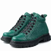 Ghete dama calapod lat, Glemis, piele naturala - Cod: Lejero, Culoare: Verde Bizon, Marime: 38 (24.8 cm)