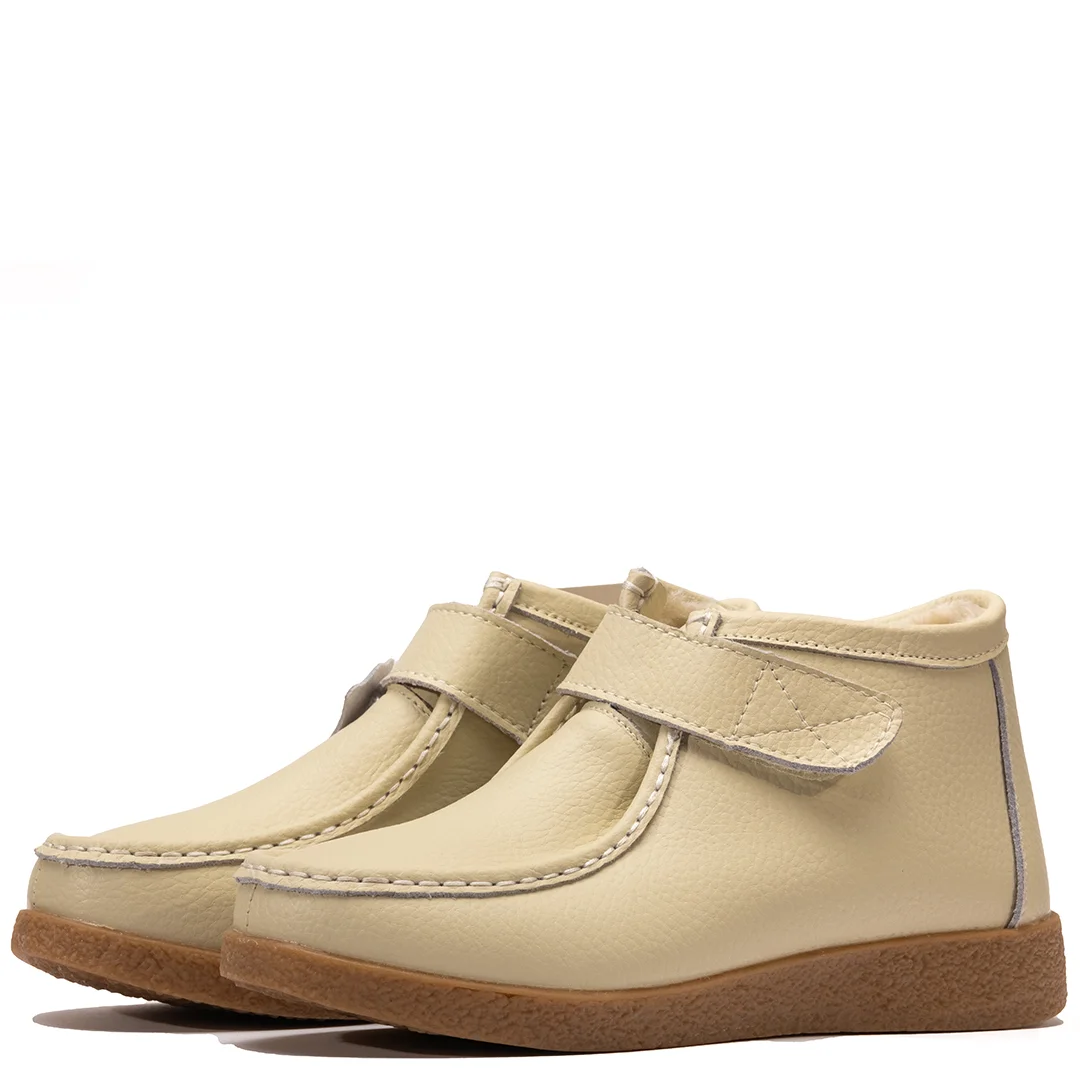 Ghete dama, Voguer, piele naturala - Colectie: Heritage, Culoare: Bej, Marime: 40