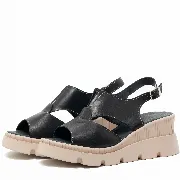 Sandale dama ortopedice, Glemis, piele naturala - Model: IB-1675, Culoare: Negru, Numar: 38