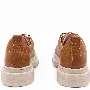 Pantofi dama calapod lat, Glemis, piele naturala - Cod: 665, Culoare: Maro Bizon, Marime: 38 (24.8 cm)