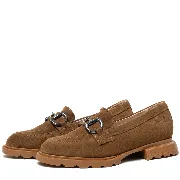 Mocasini dama, Glemis, piele naturala intoarsa - Cod: 650, Culoare: Maro, Marime: 39