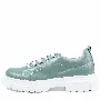 Pantofi casual dama, Glemis, piele naturala - Cod: 665, Culoare: Verde, Marime: 38