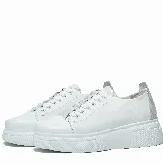 Pantofi dama premium, Glemis, piele naturala - Cod: PS-asti-1065, Culoare: Alb Box Sarpe, Marime: 38 (24.9 cm)