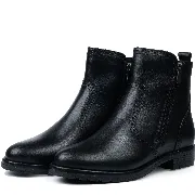 Ghete dama, Glemis, piele naturala - Cod: AS-2442, Culoare: Negru Box, Marime: 38 (25.2 cm)