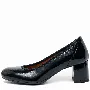 Pantofi dama eleganti, Glemis, piele naturala - Model: Siena, Culoare: Negru naplac, Marime: 38 (25 cm)