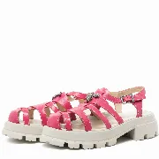 Sandale dama, Glemis, piele naturala - Model: IB-10060, Culoare: Roz, Numar: 39