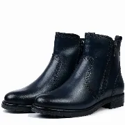 Ghete dama, Glemis, piele naturala - Cod: AS-2442, Culoare: Blue Box, Marime: 38 (25.2 cm)