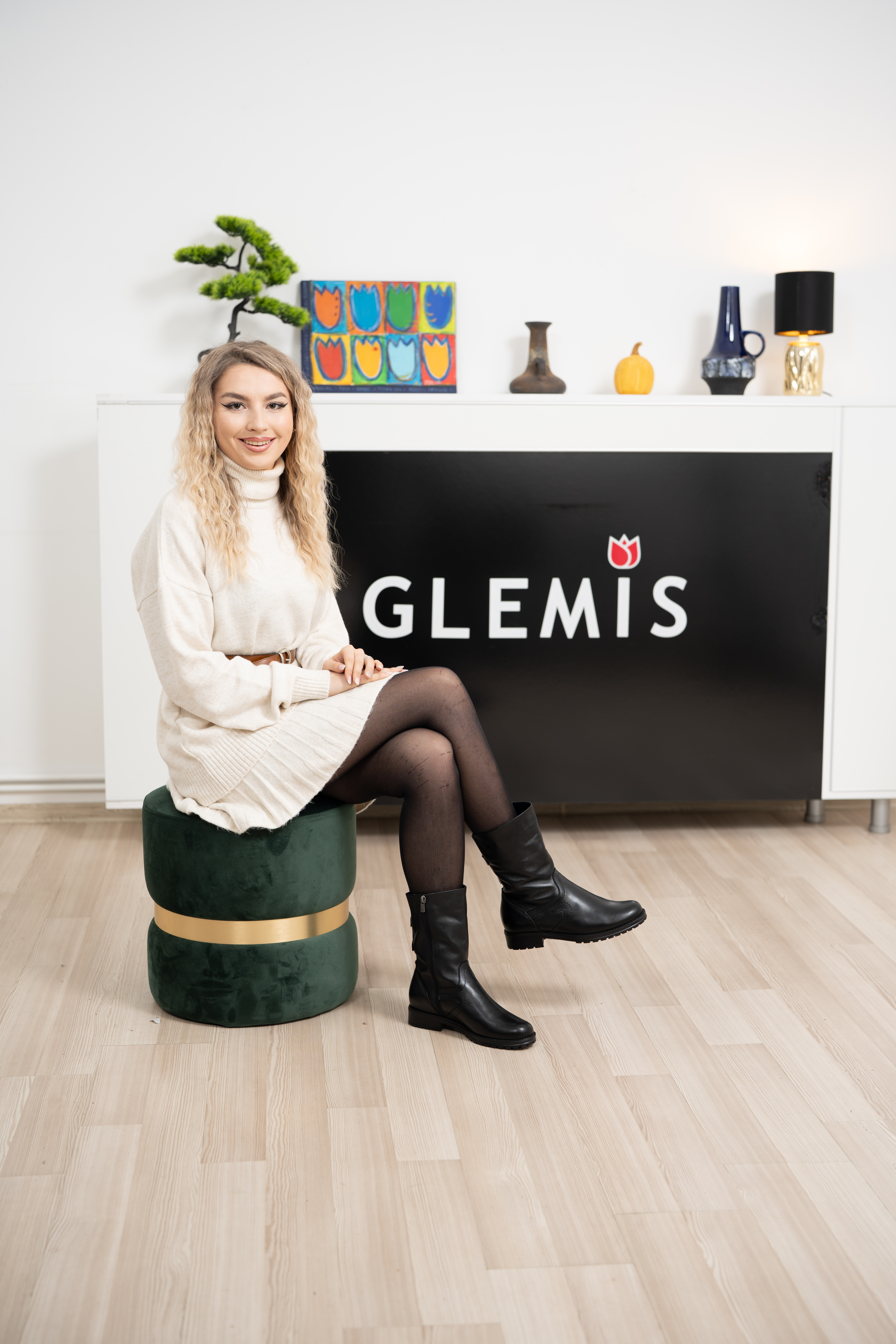 Cizme dama calpod lat, Glemis, piele naturala - Cod: AS-1920, Culoare: Negru Box, Marime: 38 (25.4 cm)