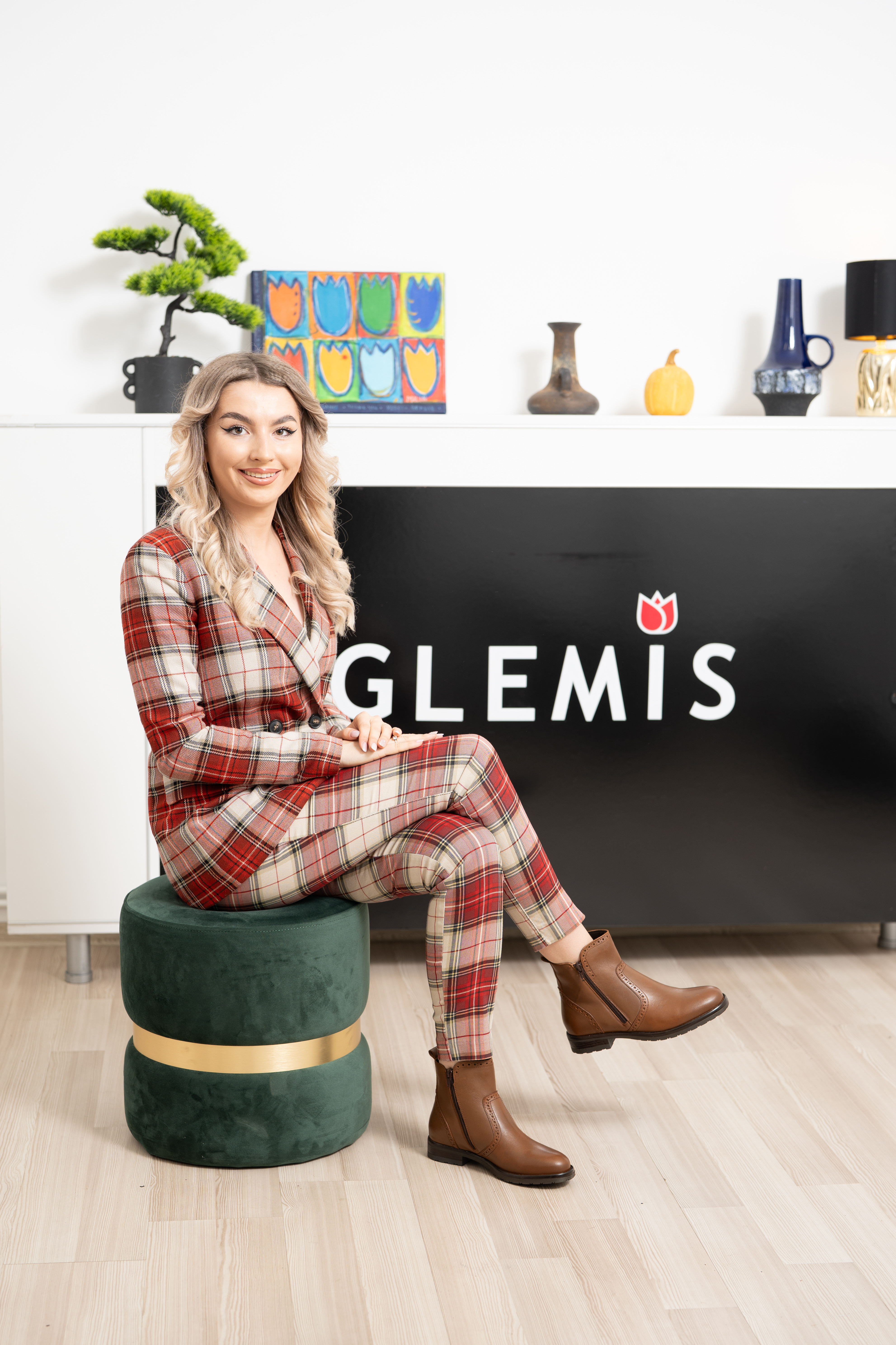 Ghete dama, Glemis, piele naturala - Cod: AS-2442, Culoare: Maro Box, Marime: 38 (25.2 cm)