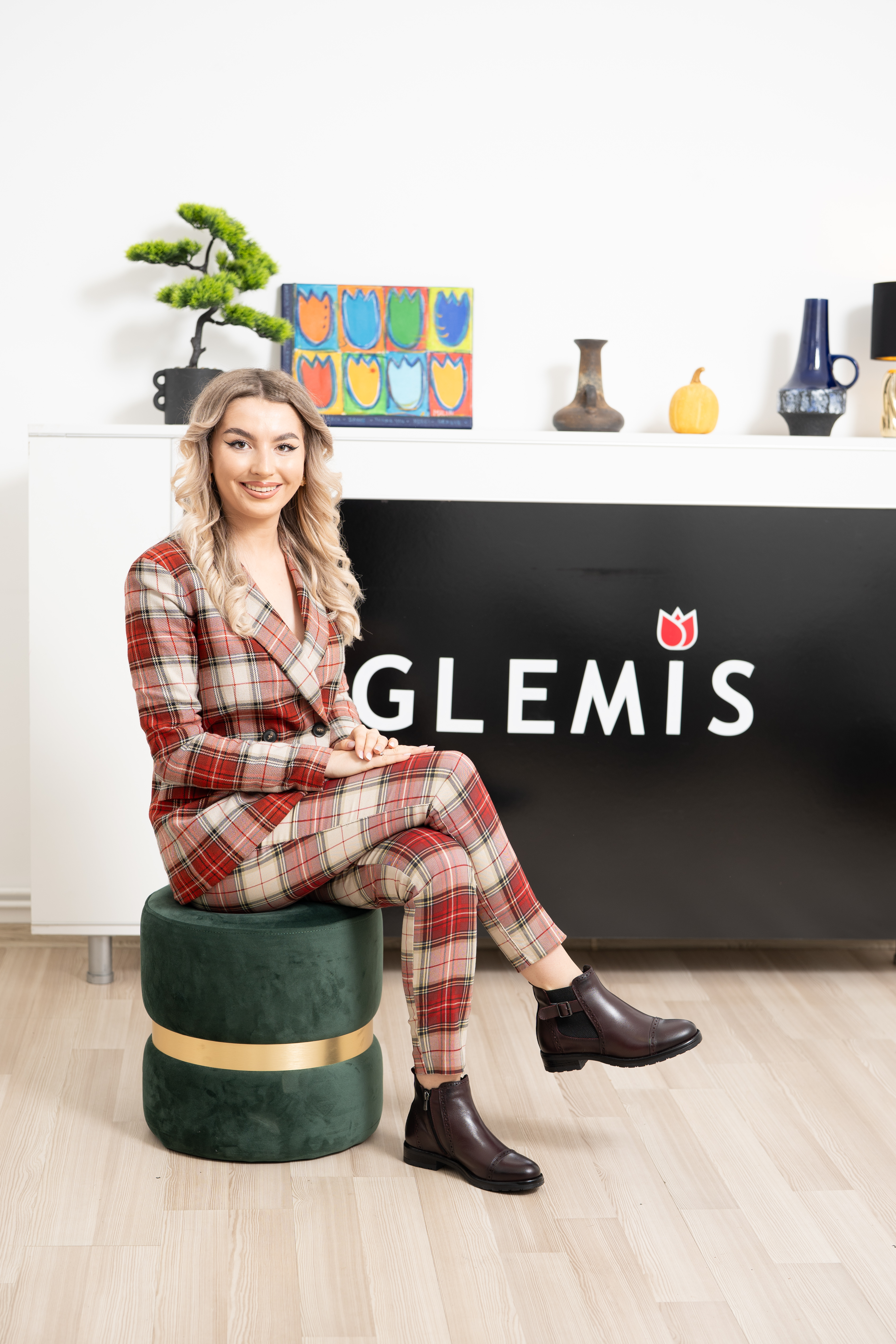 Ghete dama, Glemis, piele naturala - Cod: AS-2445, Culoare: Bordo Box, Marime: 38 (25.2 cm)